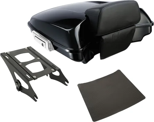 Miniatura 16 de TCMT Respaldo Trasero con Caja de Equipaje de Motocicleta de 14 cm para Harley Touring 2014-2025 CVO Road King Road Glide Street Glide Electra Glide