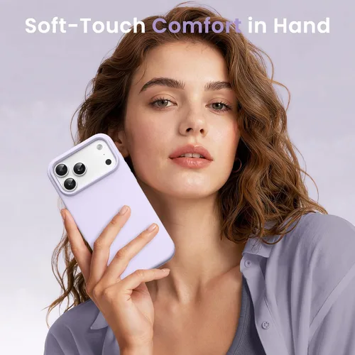 Miniatura 559 de GONEZ Funda de silicona para iPhone 15 Pro Max, compatible con Magsafe, protector de cámara + protector de pantalla, forro de microfibra suave