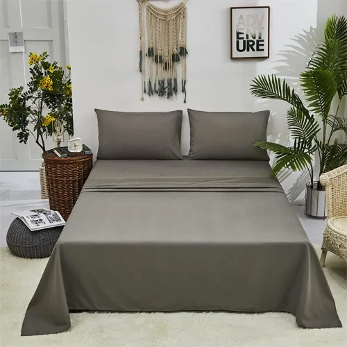 Miniatura 28 de KAREVER Juego de sábanas de mármol negro, juego de ropa de cama de 4 piezas con diseño geométrico de mármol, 1 sábana bajera, 1 sábana encimera