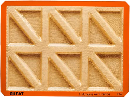 Miniatura 9 de Silpat Los moldes originales de Holiday Treats para hornear, 11 5/8 pulgadas x 15 3/4 pulgadas Caramelo y Naranja