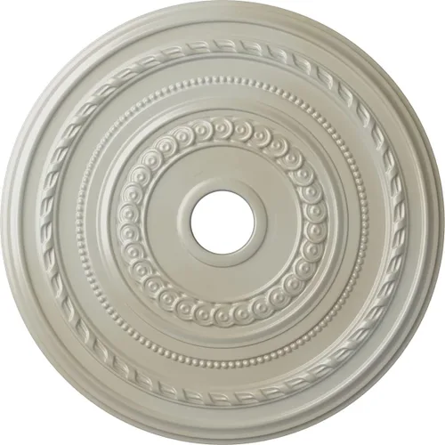 Miniatura 56 de Ekena Millwork CM25COFCS Cole Medallón de Techo, 25 3/8"OD x 3 3/8"ID x 1 3/8"P, pintado a mano Flash Cobre