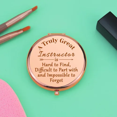 Miniatura 5 de Regalo de agradecimiento para instructores, espejo de maquillaje compacto para instructores, regalos de estudiantes instructores, regalos