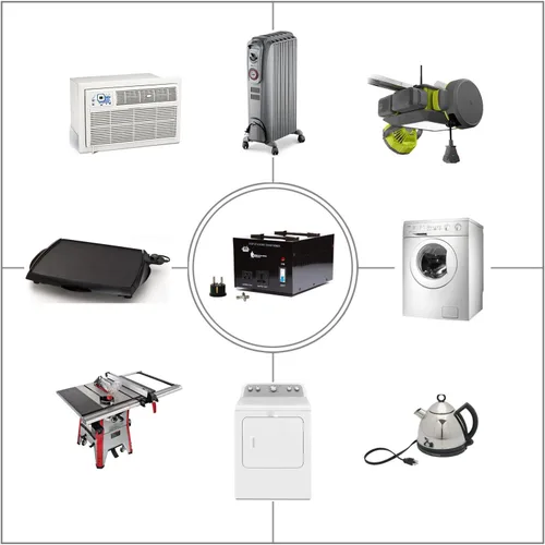 Miniatura 9 de ROCKSTONE POWER Transformador Convertidor de Voltaje de 3000 Vatios - Convertidor de Potencia de Paso Up/Down AC 110 V/120 V/220 V/240 V de Servicio