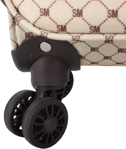 Miniatura 24 de Steve Madden Equipaje de diseñador, Chalet Gris Claro, Juego de maleta giratoria ligera expandible de 3 piezas - Juego de viaje