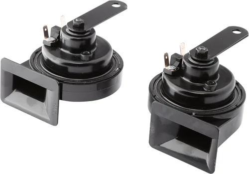Miniatura 9 de HELLA 940800821 Kit de bocina de trompeta BX negra de 24 V (ajuste universal)