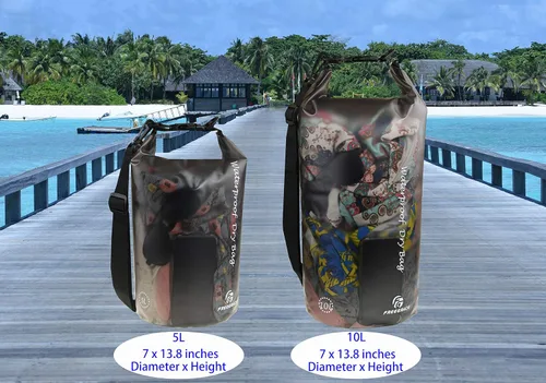 Miniatura 2 de Bolsa impermeable Freegrace: bolsa impermeable ligera con sellos y funda impermeable, flota en el agua, mantiene el equipo seco para kayak, playa