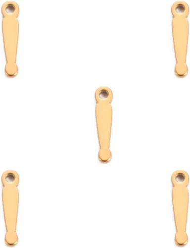 Miniatura 32 de kkjoy 5 dijes de acero inoxidable para hacer joyas y manualidades, varios colgantes pequeños, suministros de manualidades, accesorios para pulseras