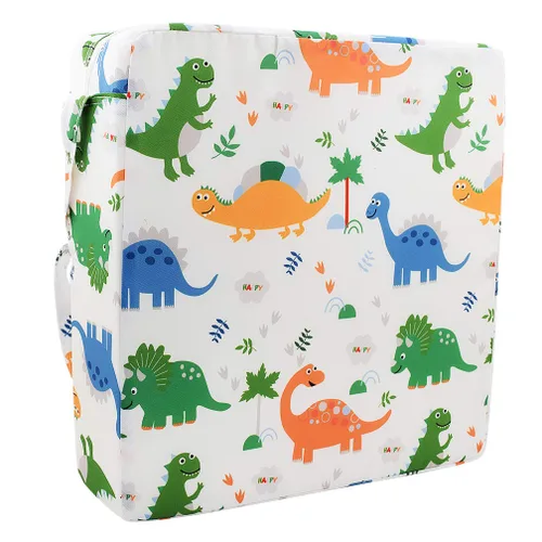 Miniatura 13 de Cojín elevador Sunmall para silla, portátil, desmontable, ajustable, para sillas de bebés o niños, cojín grueso elevador para niños o bebés, lavable