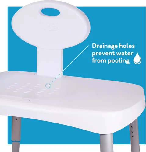 Miniatura 4 de Carex Banco de ducha de fácil transferencia, silla de ducha para ancianos y banco de transferencia de bañera para bañera, banco de transferencia