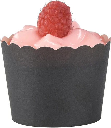 Miniatura 9 de Restaurantware Paquete de 200 moldes de papel para cupcakes de 3.38 onzas, resistentes a la grasa, festoneados para horno, elegantes tazas