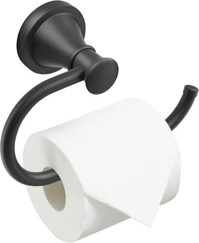 Miniatura 11 de BESy Soporte de papel higiénico de bronce aceitado con aceite, accesorios de baño de bronce aceitado, colgador de papel higiénico, montado