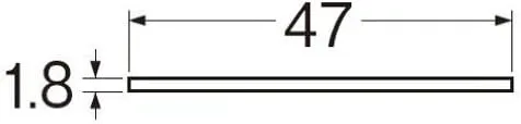 Miniatura 2 de SANEI H40F-47 [Drain Dish for Baths] Diameter 1.9 inches (47 mm), Thickness 0.07 inch (1.8 mm)