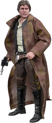 Star Wars The Black Series Han Solo (Endor) - Figura de acción coleccionable de 6 pulgadas de la película “Return of The Jedi”, para niños de 4 años