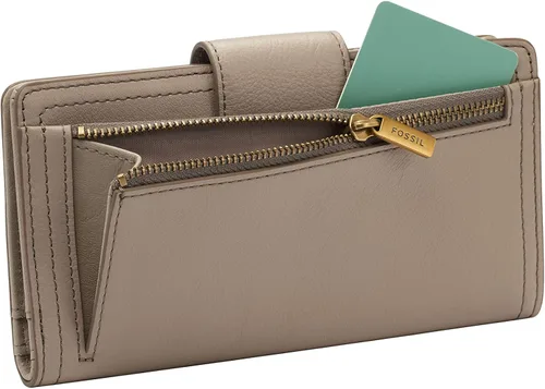 Miniatura 3 de Fossil - Cartera de piel Logan con lengüeta de bloqueo de interferencia de radiofrecuencia, para mujer