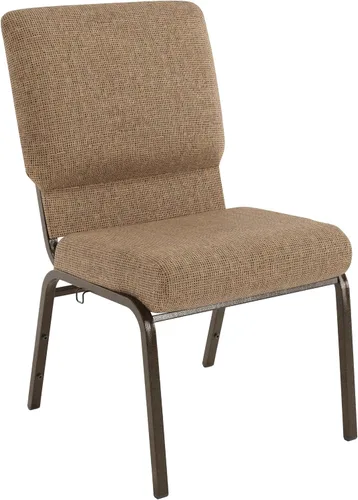 Flash Furniture Advantage - Silla de iglesia de color tostado mixto de 20.5 pulgadas de ancho