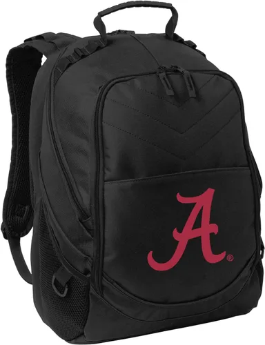 Miniatura 7 de Broad Bay Mochila Alabama University of Alabama Crimson Tide - Bolsas para computadora portátil, Negro y Gris - Logo Redondo, Tamaño único, Mochila