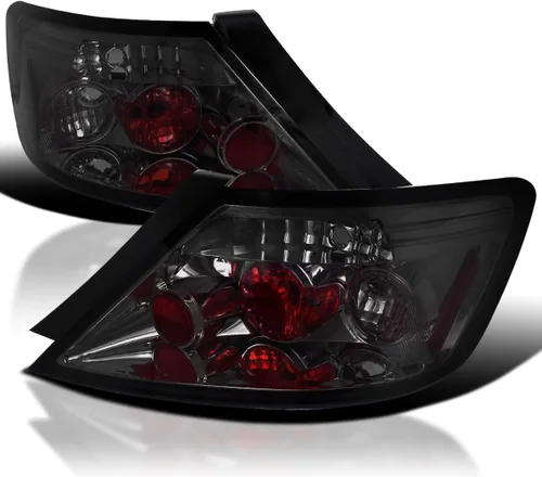 Miniatura 10 de SPEC-D TUNING - Luces traseras negras compatibles con Honda Civic Coupe 2 puertas 2006-2011, conjunto de izquierda + derecha
