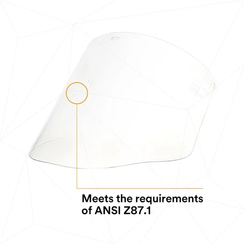 Miniatura 6 de 3M H8A Combinación de Arnés de Cabeza con Trinquete y Visera Protector Facial Transparente, Sistema Completo de Seguridad de Arnés de Cabeza