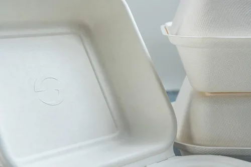 Miniatura 8 de Greenwave Evolution TW-BOO-004 - Recipientes para alimentos de 6 x 6 x 3 pulgadas, bagazo con aspecto de mármol, 100% compostable, desechables