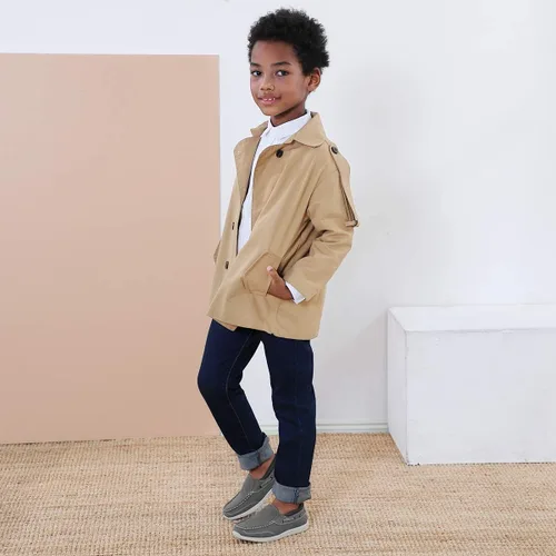 Miniatura 2 de Hawkwell Mocasines para niños, estilo informal, para la escuela (tallas chicas)