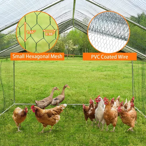 Miniatura 3 de Gallinero grande con cubierta, casa para gallinas, para conejos.