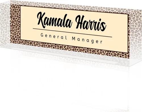 Miniatura 35 de Placa de nombre de escritorio personalizada, placa de identificación acrílica, placas de identificación personalizadas para regalos de oficina