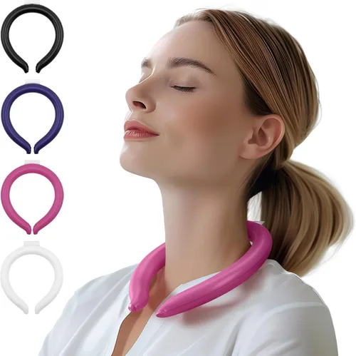 Miniatura 12 de Magic Gel Bolsa de hielo para el cuello, bolsa de hielo para el hombro, envoltura refrescante para el cuello, anillo enfriador, almohadilla fría