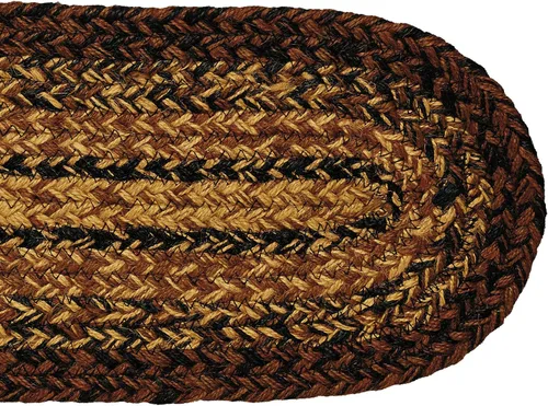 Miniatura 2 de Colección Cappuccino Premium Trenzada Estilo primitivo, rústico, campestre Yute/algodón 30 días sin riesgo Alfombra de acento/tapete