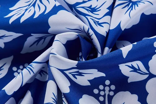 Miniatura 6 de EUOW - Camisas hawaianas para hombre de manga corta con botones, estampadas para la playa y el verano