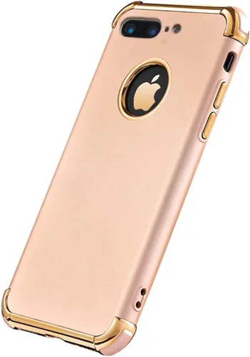Miniatura 9 de Funda para iPhone 7 Plus, ultra delgada, flexible, mate, elegante 3 en 1, galvanizada de lujo, compatible con iPhone 7 Plus (negro)