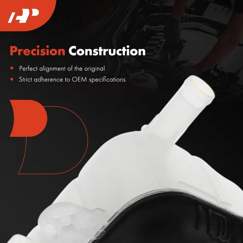 Miniatura 4 de A-Premium Tanque de depósito de recuperación de desbordamiento de refrigerante de motor presurizado [con tapa] compatible con Buick Encore 2013-2019