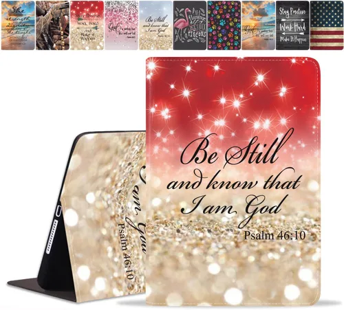 Miniatura 30 de Funda para Samsung Galaxy Tab A8 de 10.5 pulgadas (SM-X200/X205/X207), funda delgada de piel sintética con función de encendido y apagado automático