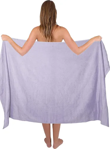 Miniatura 5 de Belizzi Home Toallas de Baño Extragrandes Premium de Algodón Paquete de 2, 35x70 - 100% Algodón Puro - Ideal para Uso Diario - Ultra Suave y Morado