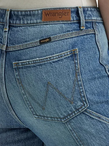 Miniatura 4 de Wrangler Jeans de carpintero de pierna recta de tiro alto para mujer