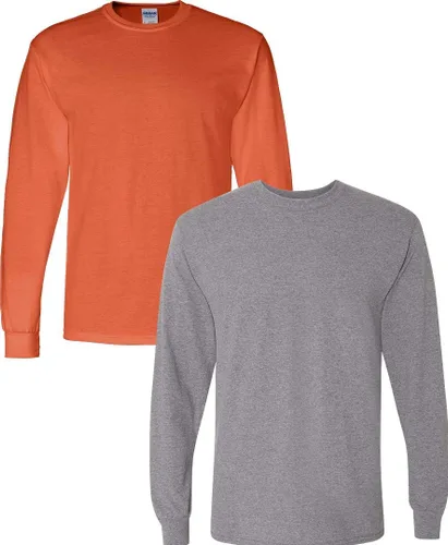 Miniatura 35 de Gildan - Camiseta DryBlend de manga larga para adulto, estilo G8400, paquete de 2