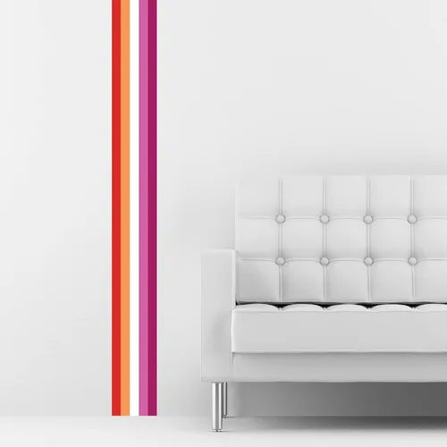 Miniatura 23 de Pegatinas de pared con diseño de rayas de orgullo – LGBTQ+ Pride Decor (Philadelphia POC)