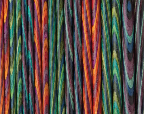 Miniatura 3 de Knit Picks Opciones Juego de agujas de tejer de madera intercambiables de punta corta de 2-3/4" (mosaico)
