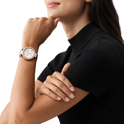 Miniatura 4 de Michael Kors - Reloj Parker de acero inoxidable con detalles de diamantes