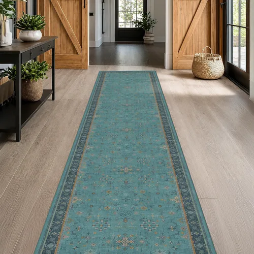 Miniatura 221 de Alfombra Boho Negra para Sala de Estar - Alfombra de Área Lavable de 10x14 Pies, Alfombras de Comedor para Debajo de la Mesa, Alfombra Suave de Pelo