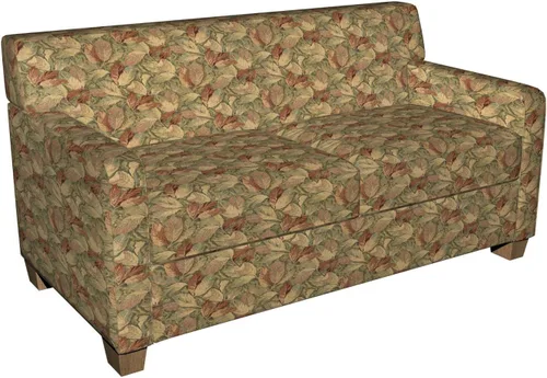 Miniatura 2 de Tela de tapicería de tapiz de hojas florales burdeos y verdes por The Yard - SKU: Eden Sherwood