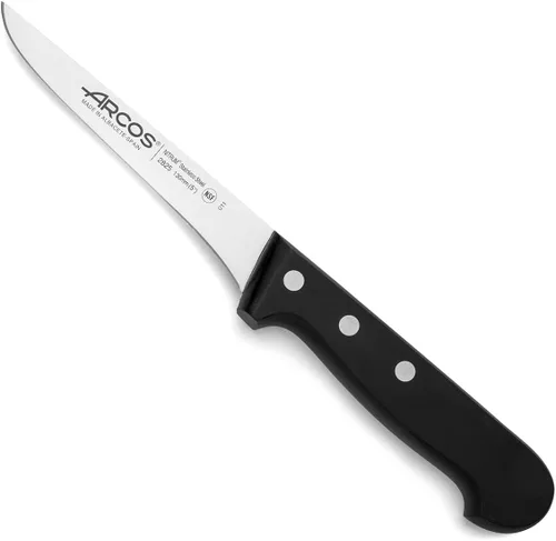 Miniatura 23 de Arcos Cuchillo de chef de 6 pulgadas de acero inoxidable. Cuchillo de cocina para cortar y pelar alimentos pequeños. Mango ergonómico