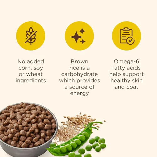 Miniatura 5 de Nutrish - Comida seca para perros con ingredientes limitados, receta de carne de cordero y arroz integral, bolsa de 14 lb, el embalaje puede variar