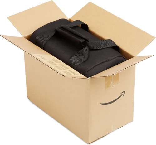 Miniatura 8 de Amazon Basics Bolsa grande para dispositivos DSLR, negra con interior gris