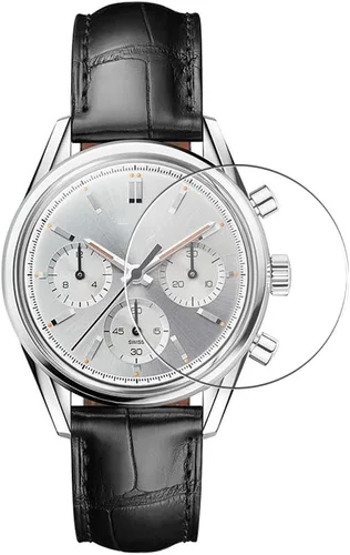 Paquete de 3 protectores de pantalla de vidrio templado, compatible con TAG HEUER CARRERA CBK221B.FC6479. Tamaño de la carcasa: protector de 1.535