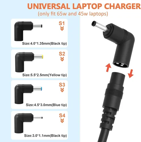 Miniatura 2 de Cargador SZGUDULO de 65 W, 45 W, 33 W, compatible con portátil Asus