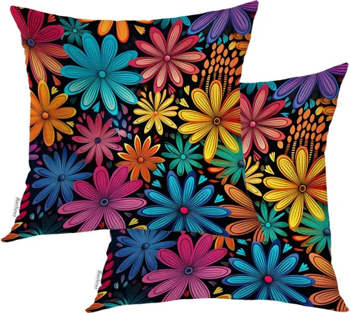 Miniatura 155 de Fundas de almohada con diseño de pinos y pájaros, bayas rojas, hojas de acebo, fondo beige, funda de cojín de mezcla digital, funda de almohada