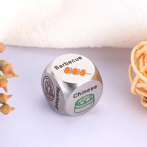 Miniatura 4 de Regalos para padres, DSY, esposo, dados de comida, idea de cita nocturna, para mujeres y hombres, 6 años para pareja, marido, esposa, decisión