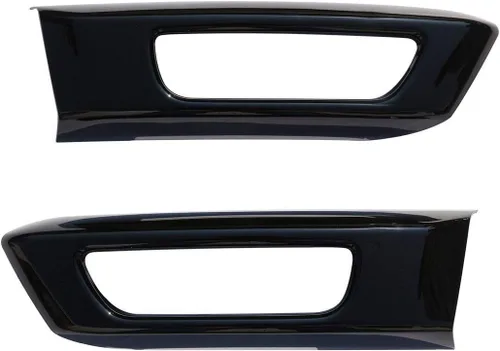 Miniatura 5 de Negro ABS delantero niebla luz lámpara cubierta Trim 2 unids para Land Rover Range Rover Sport 2014-2018 (negro)