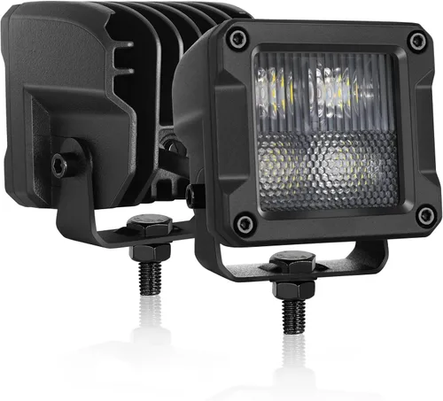 Miniatura 9 de Cubitos LED, 3 pulgadas, 80 W, CREE LED Pods 3x3, combo de inundación puntual para todoterreno, luces de conducción antiniebla para camión