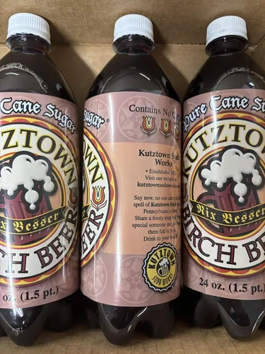 Miniatura 6 de AmishTastes Kutztown Birch Beer, famosa bebida Amish, 4 unidades, botellas de 24 onzas
